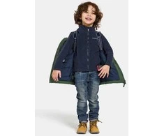 Didriksons žieminė striukė su augimo funkcija BJÄRVEN KIDS PARKA 3 - Pine Žalias (yra vietoje)