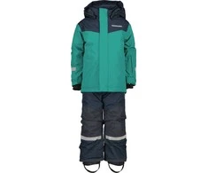 Didriksons žieminis 2-jų dalių kombinezonas - SKARE KIDS SET Petrol Žalias (yra vietoje)