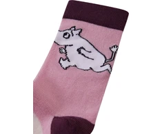 REIMA Moomin Randig kojinės vaikams – Pilkas Rožinė
