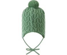 REIMA NUNAVUT merino vilnos kepurė vaikams Žalias Clay