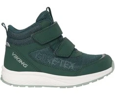 VIKING Bouncy Mid GTX 2V rudeniniai/pavasariniai batai vaikams su GORETEX – Dark Žalias