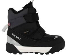 VIKING Expower Warm GTX 2V žieminai batai vaikams su GORETEX - Juodas