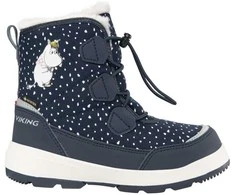 Viking Toasty Warm GTX Zip Moomin žieminai batai vaikams su GORETEX - Navy