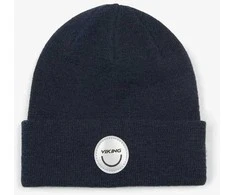 Viking žieminė vilnonė kepurė Play Wool Beanie Reflect - Navy