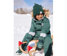 Viking žieminis kombinezonas Play Winter Playsuit - Dark Žalias