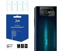 3MK FLEXIBLE GLASS LENS ASUS ZENFONE 7 HYBRID GLASS FOR 4 PCS CAMERA
