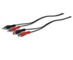 84032 AUDIO prailginimo laidas 2xRCA M/F 3.0 m, Ednet