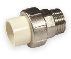 Nibco Adapteris 4733-405, PVC-C, 1/2" išor. srieg./klij. vidus