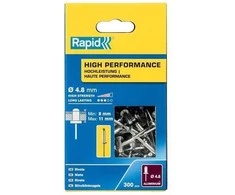 Aliuminės kniedės Rapid 4.8 x 14 mm, 300 vnt