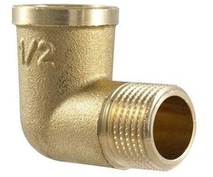 Tdm_Brass Alkūnė 210P, TDM Brass, 1 1/4", vidinis/išorinis sriegiai