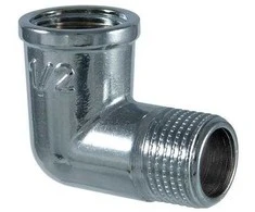 Tdm_Brass Alkūnė 210PC, TDM Brass, 1", vidinis/išorinis sriegis