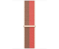 „APPLE“ DIRŽELIS „APPLE WATCH ML303AM/A SPORT LOOP“ 45 MM Rožinis POMELO/RŪDO ORIGINALUS ANTSPAUDAS