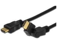 ASSMANN HDMI 1.3 High Speed connection cable, rotatable, 3.0m, type A/M - type A/M, AK-330103-030-S