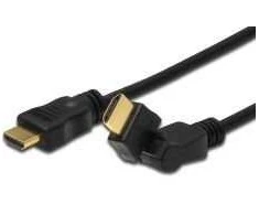 ASSMANN HDMI 1.3 High Speed connection cable, rotatable, 3.0m, type A/M - type A/M, AK-330103-030-S