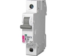 Automatinis jungiklis ETIMAT 10, 1P, C, 2A, 10kA