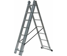 AW-Tools AWTOOLS ALIUMINIO KOPĖČIAS 3x12 ŽINGSNIŲ 150KG PRITAIKYMAS PRIE LAIPTŲ