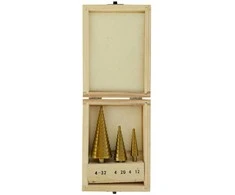 Grąžtas AW-Tools AWTOOLS HSS-TIN STEP GRĄŽIAI 3 vnt. / 4-12mm / 4-20mm / 4-32mm