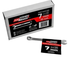 AW-Tools AWTOOLS kombinuotasis veržliaraktis CrV DIN3113 Dydis: 7 (MM)