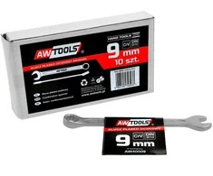 AW-Tools AWTOOLS kombinuotasis veržliaraktis CrV DIN3113 Dydis: 9 (MM)