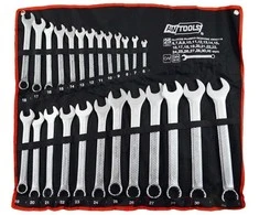 AW-Tools AWTOOLS KOMBINUOJŲ VERŽTAŽRAKČIŲ RINKINYS 25elem. / 6mm-32mm /