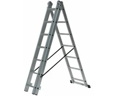 AW-Tools AWTOOLS kopėčios aliumininės 3x9 STOPNI 150KG ADAPATACJA NA SCHODY