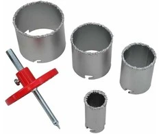 Grąžtas AW-Tools AWTOOLS TUNGSTEN KIUGČIŲ Pjūklai / 33-53-68-83mm / RINKINYS 6 vnt.