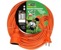 AW-Tools AWTOOLS VIENO LIZTO SODO pratęsimo kabelis 30m BE ĮŽEMINIMO / 2x1,0mm / 10A / 230V / 2500W