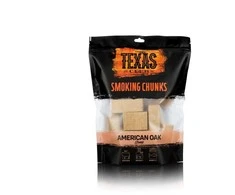 TEXASCLUB Ąžuolinių vyno statinių rūkymo kaladėlės, 15vnt.