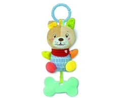 Barškutis Clementoni Lovely Soft Dog, įvairių spalvų
