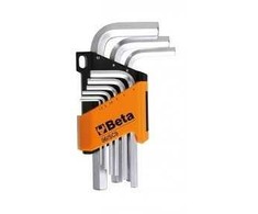 BETA HEX RAKTAI / PIN RAKTAI RINKINYS 9 vnt. 1,5-2-2,5-3-4-5-6-8-10 mm