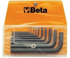 Beta Tools BETA VISIŠKIENIO RAKTAI / SU šešiakampiu kotu 10vnt 1,5-12mm