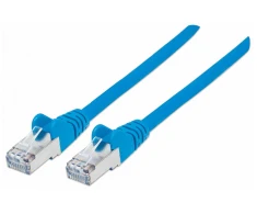 Mėlynas INTELLINET LSOH tinklo kabelis, Cat6, SFTP RJ45 vyriškas / RJ45 vyriškas, 1,0 m (3,0 pėdos), Mėlyna, 735315