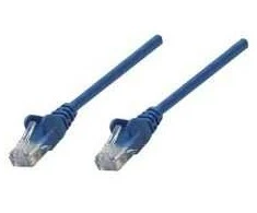 Mėlyna INTELLINET UTP LAN cable, patch, 0.25m, mėlynas, 2xRJ45, 737357