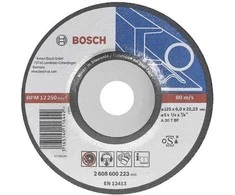 Bosch Šlif.diskas, lenktas 125x22x6 mm, metalui