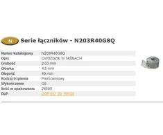 BOSTITCH GWOŹDZIE N55 2,03-40 R GAL8 Q