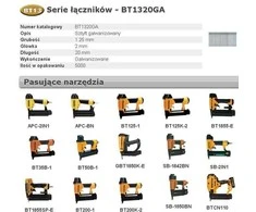 BOSTITCH SZTYFTY BT13 20mm 5000 vnt.