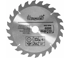 CONDOR PIŁA TARCZOWA WIDIOWA 250 x 30 x 24-ZĘBY