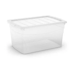 Daiktadėžė KIS, 50 l, skaidri, 58,5×39×30 cm