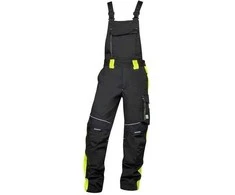 Darbinis puskombinezonis Ardon, juoda/geltona, XL dydis