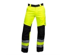 Darbo kelnės Ardon Hi-viz Signal, juoda/geltona, 52