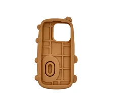 3Dcase DĖKLAS DĖKLAS 3D MEŠKUČIO DĖKLAS SU STOVĖJU IPHONE 14 PRO