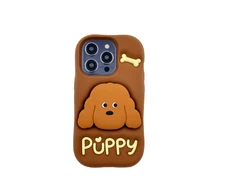 3Dcase DĖKLAS DĖKLAS 3D ŠUNIUKAS SU STOVĖJU IPHONE 13 PRO