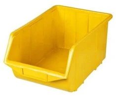 Dėžė Patrol EKO iš PVC | didelė, geltona, (36 x 22,5 x 16,5 cm)