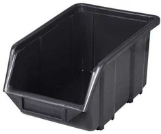 Dėžė Patrol EKO iš PVC | vidutinė, pilka, (25 x 16 x 13 cm)