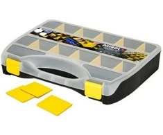 Dėžė Patrol Organizer Domino 36 iš PVC | juoda (36,4 x 26,8 x 6,6 cm)