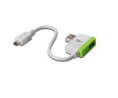 DIGITUS Micro USB charging cable incl. USB hub DA-70218