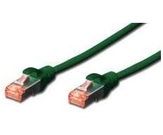 DIGITUS SFTP LAN kabelis, patch 6 cat, 0,25m, žalias, 2xRJ45, DK-1644-0025/G