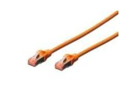 Oranžinis DIGITUS SFTP LAN cable, patch 6 cat, 0.25m, oranžinis, 2xRJ45, DK-1644-0025/OR