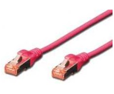 DIGITUS SFTP LAN kabelis, patch 6 cat, 2,0 m, rausvai raudona, 2xRJ45, DK-1644-020/MG
