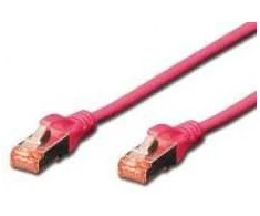 DIGITUS SFTP LAN kabelis, patch 6 cat, 2,0 m, rausvai raudona, 2xRJ45, DK-1644-020/MG